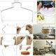 thumbnail image 5 of Decoración de pasteles Suministros de decoración de pasteles de acero inoxidable Plato giratorio de Irfora Boca de decoración, 5 of 7