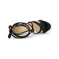 thumbnail image 4 of BLISSFUL STEP Women's Lace Up Platform Block High Heel Sandals Black 6, 4 of 8
