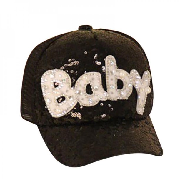 Casual Style Hat Lovely Sequin Letter Pattern Parent Child Hip Hop Baseball Cap Mother Bebe Cap Walmart Com Walmart Com