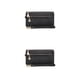 thumbnail image 2 of Qarigey Cartera de mujer, reemplazo portátil, carpeta de fotos de Color sólido, tarjetero, bolsillo con cremallera, monedero para niñas, Negro 2piezas, 2 of 6