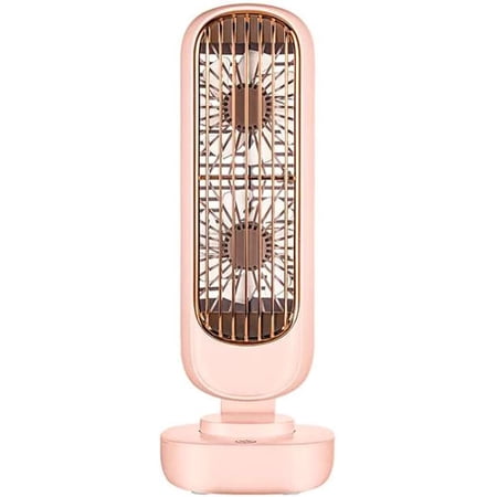 Fzes Personal USB Fan, Retro Tower Fan Electric Table Fan with Quiet ...