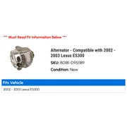 Alternator - Compatible with 2002 - 2003 ES300