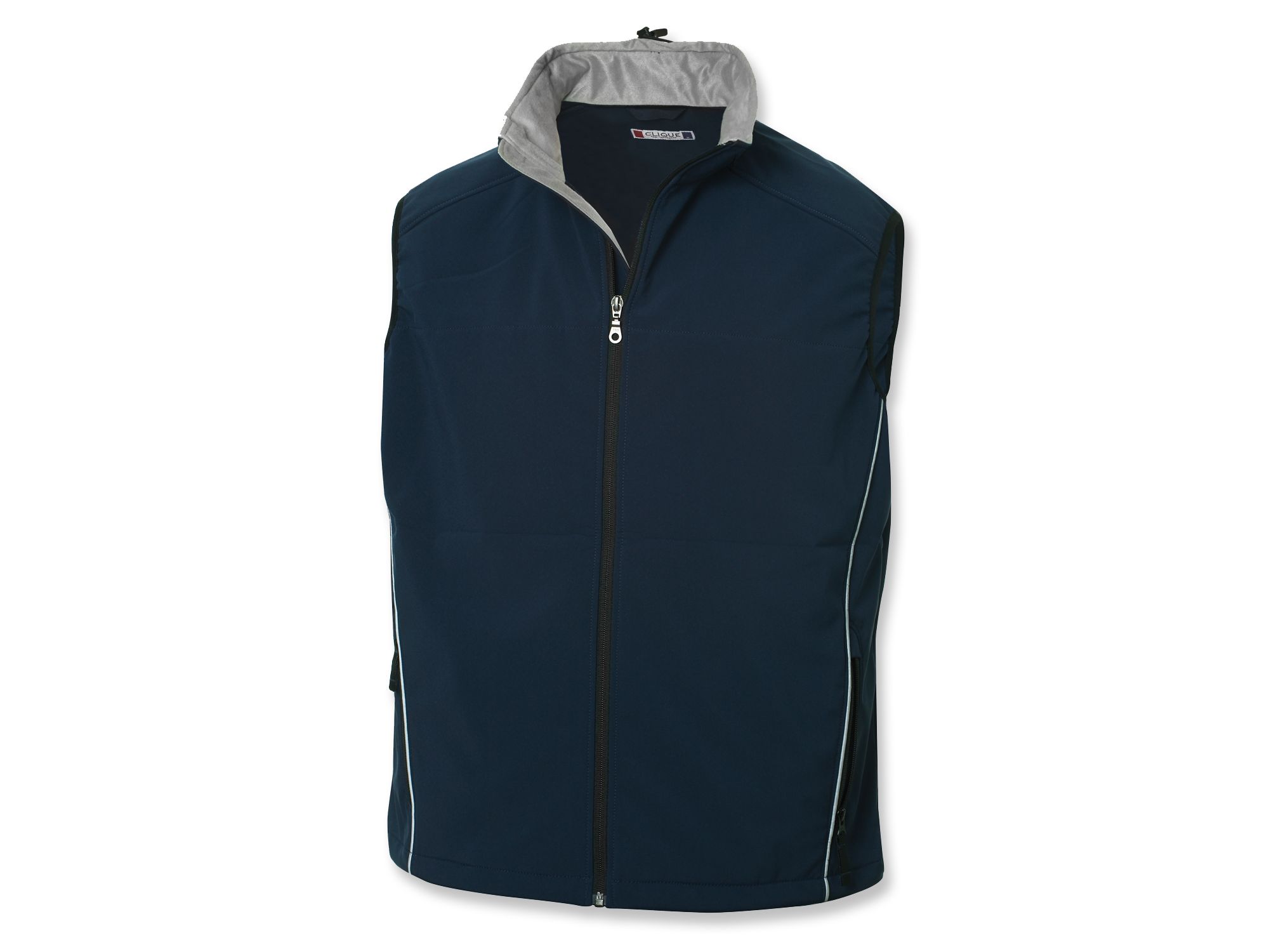 Clique/New Wave Men's Softshell Vest, Dark Navy 5XL