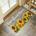 thumbnail image 4 of Vintage Sunflower Board (7) Welcome Doormat for Indoor/Outdoor Entrance Vintage Sunflower Board (7) Decoration Door Mat Kitchen Door Mat Bedroom Doormat 17x30 Inch, 4 of 6