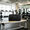 thumbnail image 5 of Large Capacity Gym Bag with Wet Dry Compartments, Sports Travel Tote with Shoe Pocket, Crossbody Duffel Bag for Trolley Attachment, Multifunctional Bag for Gym and Weekend Trips, 5 of 8