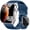 Blue, variant on Smart Watch Fits for Android and iPhone, 2.01" AMOLED Screen, Bluetooth Calls/Answer, Fitness Tracker, 110+ Sport Modes, Smart Watch for Men Women, IP68 Waterproof Smartwatch, Gifts for Dad