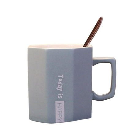 

Coffee Cup Ceramic Toothbrush Cup Creative Storage Mug Fashionable Wash Cup Water Storage Cup Lovers Cup for Home Dorm with Stain