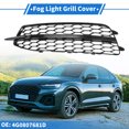 thumbnail image 2 of 1 pieza de parrilla de luz antiniebla delantera izquierda con agujero para Audi A6 C7 2011-2014 No. 4G0807681D ABS negro, 2 of 7