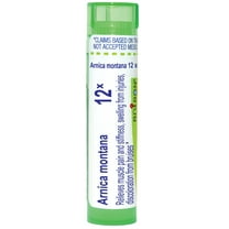 Boiron Arnica Montana 12X, Homeopathic Medicine for Muscle Pain, Stiffness, Swelling From Injuries, Bruises, 80 Pellets