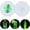 Green, variant on Izakaya coasters LED Coaster LED Flash Light Cup Mat Acrylic Wine Coaster Light Bar Club LED Car Coaster USB Charging Cup Mat Drink Holder