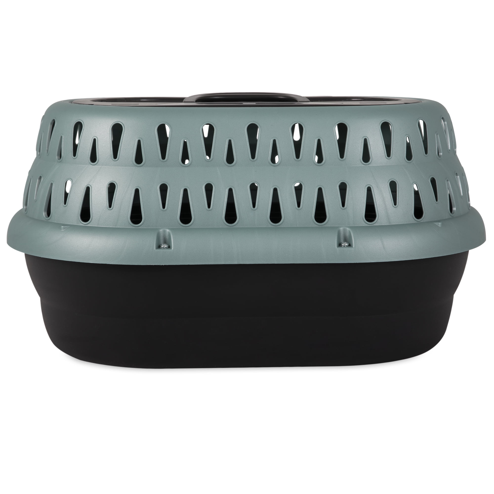 Petmate Top Load Pet Carrier Cat Kennel, 19" Length, for Pets up to 10 lb, Green