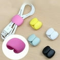 thumbnail image 6 of Travel Cable Organizer Clips, Charging Cord Management Holder Multi Pack Storage Clips Secure Holder for Data Wires Travel Desk Home Tidy, 6 of 7