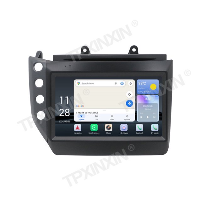 TPXINXIN 9 inch Screen Car Radio For Maserati GT 2007-2015 Android Auto GPS Navigation Multimedia Video Player Stereo Receiver Head Unit