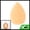Orange Yellow, variant on Unique Bargains 1 Set of Reusable Teardrop Face Makeup Sponge Purple
