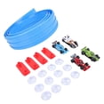 thumbnail image 4 of Pistas Flexibles Alimentadas Por Inercia Por Gravedad, Coches De Juguete Con Pista Flexible Enrollables, Aprendizaje STEM Para Niños, 4 of 7