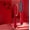 2pcs Red, variant on New 2 In 1 Hair Straightener Hot Comb Negative Ion Curling Tong Dual-purpose Electric Hair Brush