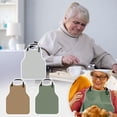 thumbnail image 4 of IFRINID Adult Bib, Waterproof Poly Cotton Feeding Apron with Adjustable Snap Closure for Elderly and Adults, 4 of 7