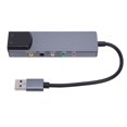 thumbnail image 1 of External USB Sound Card, Noise Reduction Optical Input Output External Sound Card Multiple Systems Compatible Professional 5.1 7.1 Channel  for Speaker, 1 of 7