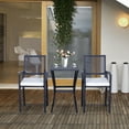 thumbnail image 2 of Patio Furniture Sets Outsunny 3pcs Patio Bar Set with Soft Cushion, Rattan Wicker Outdoor Furniture Set for Backyards, Lawn, Deck, Poolside,Outdoor Dining Sets, 2 of 11