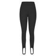 thumbnail image 5 of REALiKUN Women's Pants Beige Rib Knitted Leggings High Waist Cotton Fitness Pants Casual Spring Tight Leggings, 5 of 7