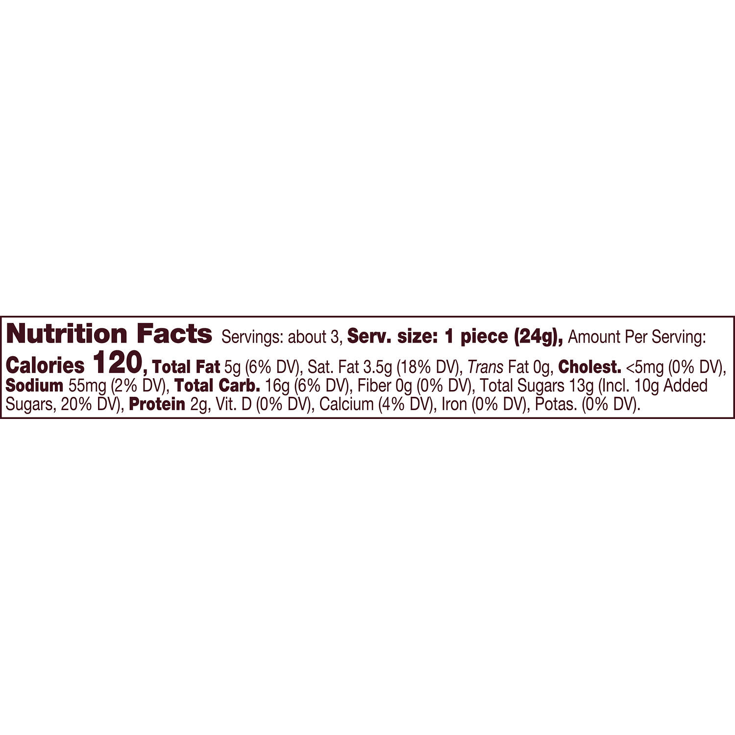 Hershey's Rolls Cookies 'N' Creme Wafer King Size, Candy Pack, 2.5 Oz