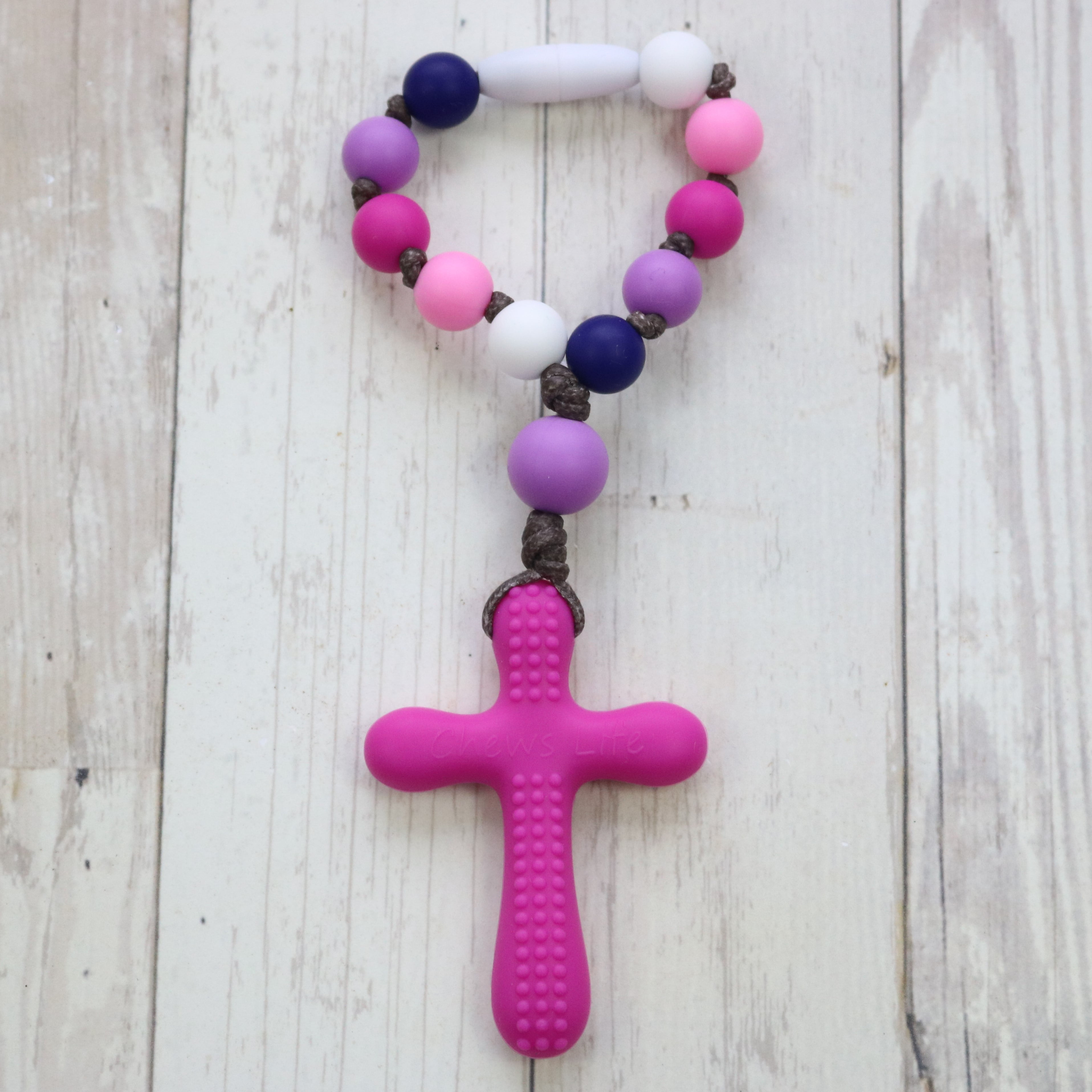 Chews Life Soft Teething Chew Decade Rosary for Baby