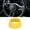 Yellow, variant on Steering Wheel Drive Mode Knob Cover Sporty Look Ejection Knob Button Trim Driving Mode Dial Cover for 718 911