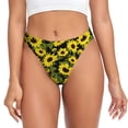 thumbnail image 1 of Balery Sunflowers In Vintage Tangas de Algodón para Mujer con Estampado – Ropa Interior Sexy, Transpirable, G-string-4X-Large, 1 of 6