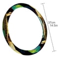 thumbnail image 4 of Turtle Seamless 14.5 Inch Printing PVC Leather Car Wheel Cover Steering Wheel Covers Auto Accessories, 4 of 6