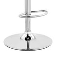 thumbnail image 5 of Colby Adjustable Cream Faux Leather and Chrome Finish Bar Stool, 5 of 12
