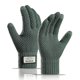 thumbnail image 1 of Guantes gruesos de terciopelo para invierno, de poliéster, sensibles a la pantalla táctil, con estampado de piña, con separación de dedos, ideales para conducir y deportes al aire libre., 1 of 5