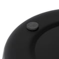 thumbnail image 6 of happimess Riley Modern Classic Hammered Steel Accent 2 Gal Waste Bin, Matte Black (Set of 2), HPM1111A-SET2, 6 of 7