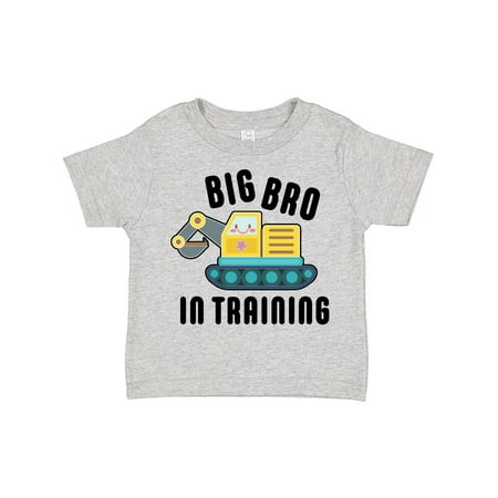 

Inktastic Big Bro in Training with Bulldozer Gift Toddler Boy Girl T-Shirt