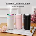 thumbnail image 2 of MesaSe 320ml USB Humidifier Cup Portable Humidifier for Car  Office  Bedroom  Filter Free Vaporizer Mini Cup Humidifier with 10Hrs Timer/Sleep Mode  7Color Night Lights  Whisper-Quiet Ope, 2 of 7
