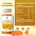 thumbnail image 3 of Vitamin B Complex Capsules, with Vitamin B1, B2, B3, B6,B12 Dietary Supplement, 120 Count, 3 of 7