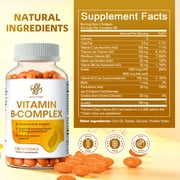 (2 Pack)Vitamin B Complex Capsules,Support Immune & Energy,120 Softgels