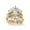 Goldtone, variant on Marquise-Cut Cubic Zirconia Jacket Bridal Set 5.98 TCW in Goldtone or Silvertone