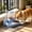 Blue, variant on Byujiro Gravity Automatic Pet Feeder & Water Dispenser, 2-in-1 Cat & Dog Food Bowl with Built-in Waterer, Leak-Proof, Non-Slip Base, Easy Refill