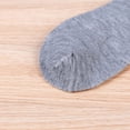 thumbnail image 4 of Calcetines de corte bajo para hombre y mujer, de algodón, informales, antideslizantes, reforzados, paquete de 10, 4 of 4