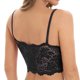 thumbnail image 4 of ICHUANYI Clearance Fashion Woman's Lace Beauty Back Solid Strap Wrap Hollow Out Bra Underwear(Black, XL) Ichuanyi Ichuanyi, 4 of 7