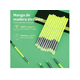 thumbnail image 2 of Brochas De Maquillaje Xtellar color Verde Neon 15 Piezas Brocha para sombras de ojos Pincel para delineador de ojos Cepillo para cejas, 2 of 4