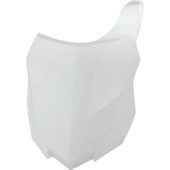 Acerbis 2314150002 Front Number Plate White