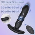 thumbnail image 2 of Thrusting Vibration Anal Plug Wireless Remote Control For Men Dildo Prostate Massager Butt Plug Sex Toys Goods For Adults 18, 2 of 5
