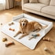 thumbnail image 5 of Alfombrilla refrescante para perros y gatos, de tela de seda de hielo, lavable para sofá y cama de suelo, base antideslizante, cojín de verano para clima caluroso., 5 of 5