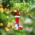 thumbnail image 4 of Lekihaqq Double Sided Acrylic Christmas Tree Ornament Personalized Family Gift 26 Letter Pendant Holiday Party Decorations for Home Xmas Decorative Hanging, 4 of 6
