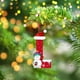 thumbnail image 4 of Adornos navideños, adornos navideños, regalos navideños, árbol de Navidad acrílico 2D, colgante de 26 letras, regalo decorativo, colgantes para fiestas navideñas familiares, objetos colgantes, 4 of 6