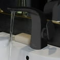 thumbnail image 5 of Chateau Single Hole, Single-Handle, Bathroom Faucet in Matte Black, 5 of 10