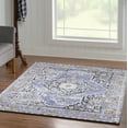 thumbnail image 5 of Linon Home Decor Emerald Area Rug Collection, Lavender and Gray, 5' x 7', 5 of 5