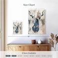 thumbnail image 4 of Elephant Stock Blue Rhizome Deer Bust Wall Art - Vertical Canvas Wall Art - Living Room Wall Decor - Animal Canvas - Blue And Beige Decor By Ann Marie Coolick - 16" x 24", 4 of 8