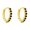 H, variant on YYKihy European And American Colorful Zircon Earrings Fashion Zircon Women's Earrings All Earrings